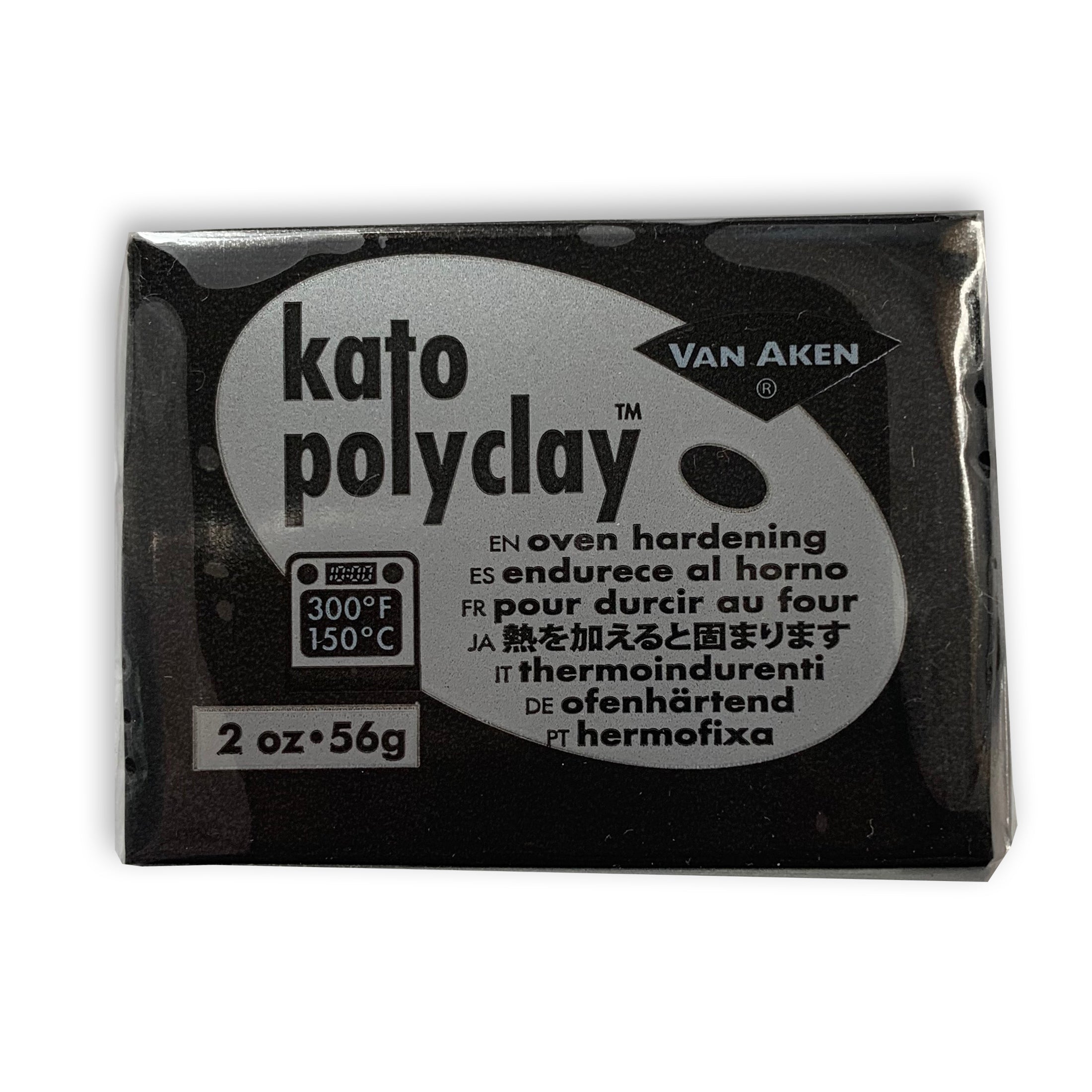 Kato Polyclay -- Black - Polymer Clay Superstore